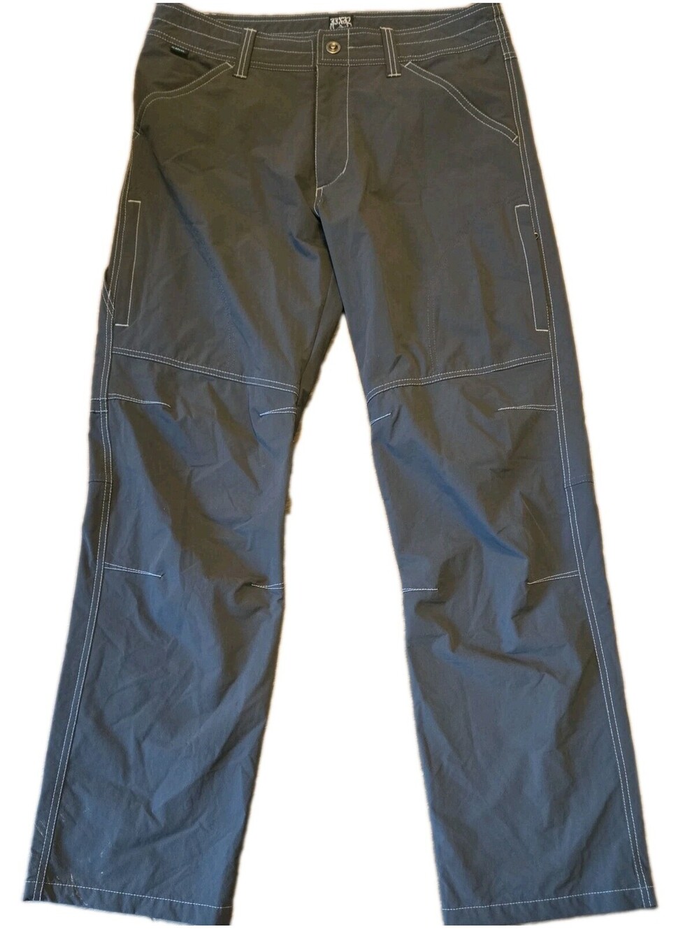 Kuhl mens Gray Nylon Pants Hiking Outdoors Sz 33x32